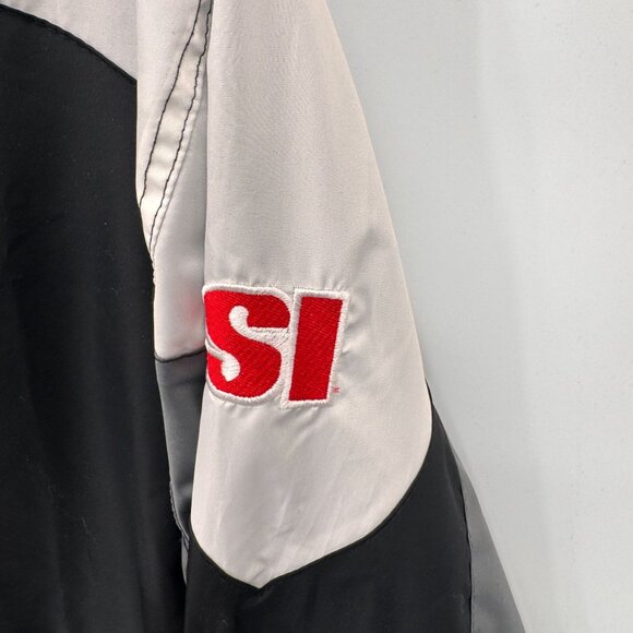 NFL Arizona Cardinals Full Zip Windbreaker Jacket Mens Large Black Polyester NEW - Picture 6 of 8